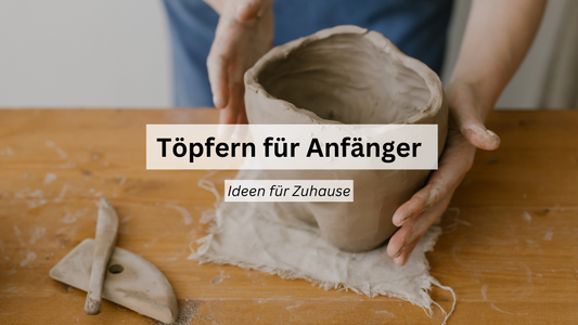Töpfern für Anfänger Ideen für Zuhause Studio Moki