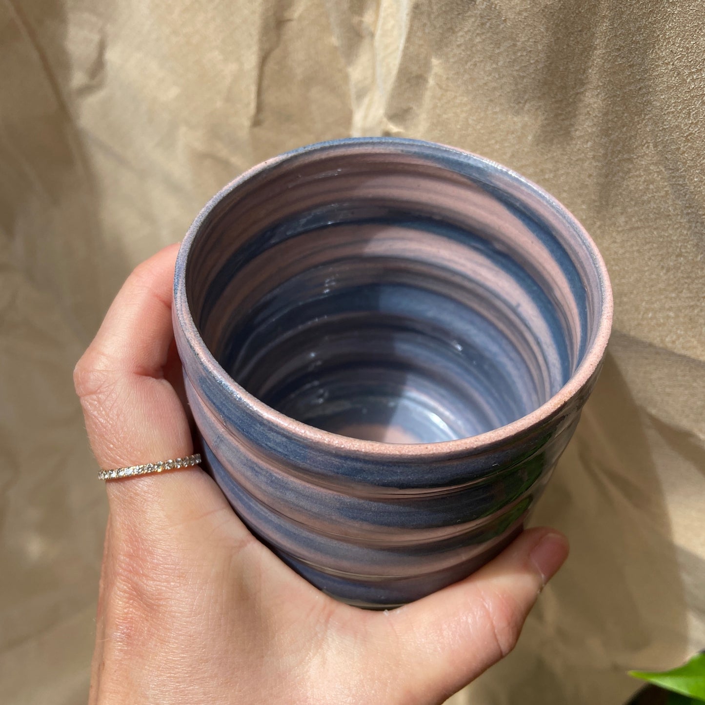 Bubblegum Swirl Keramik Becher Studio Moki 320ml