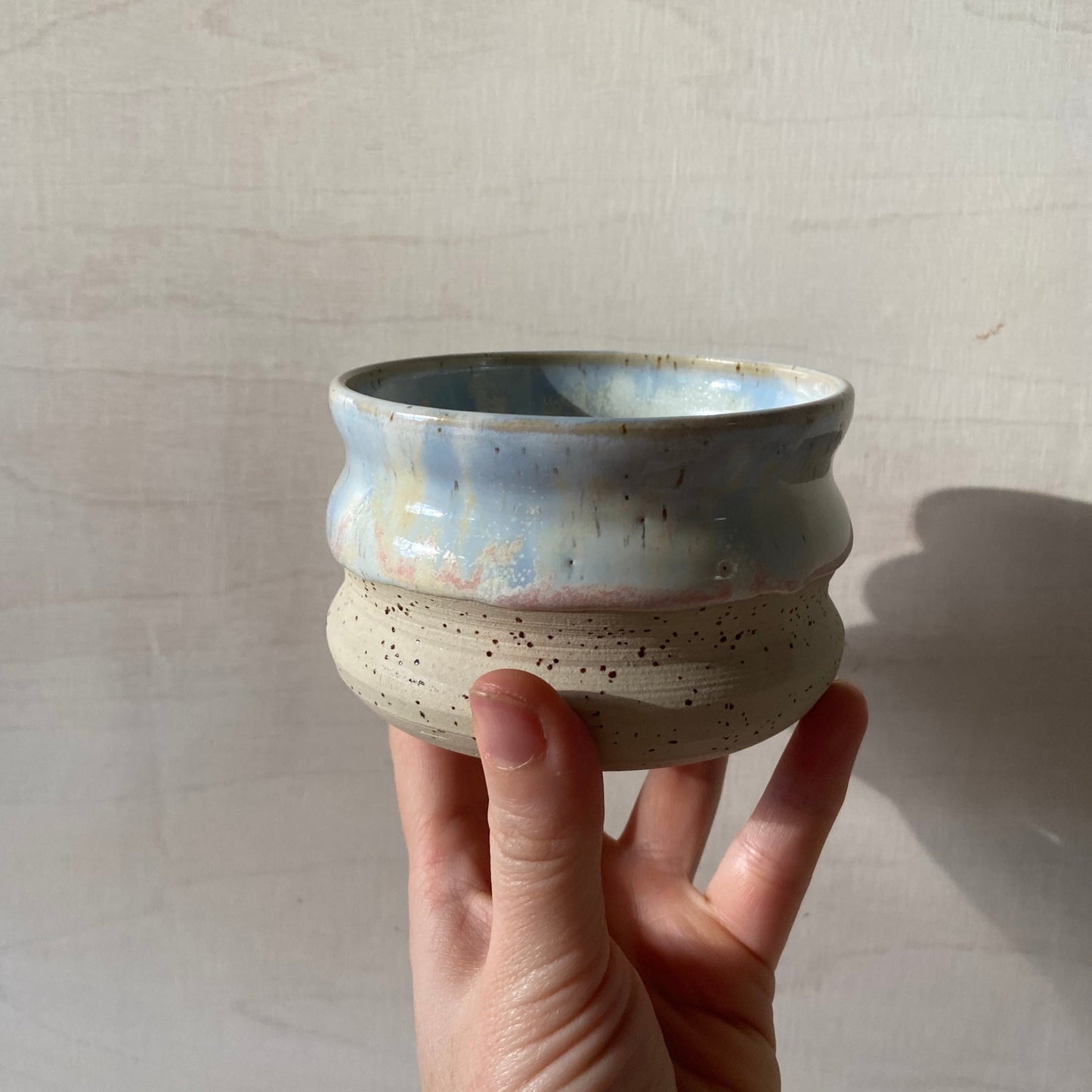 Krumme Gurke Keramik Matcha Schale Midi Sunset