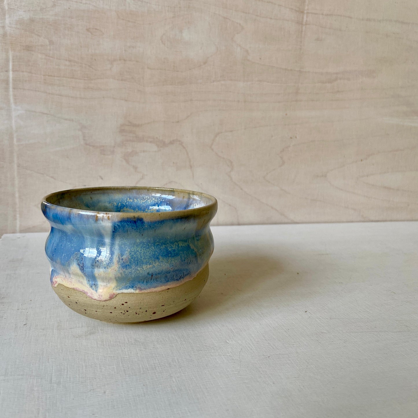 Kandinsky Matcha Keramik Schale handgefertigt Studio Moki