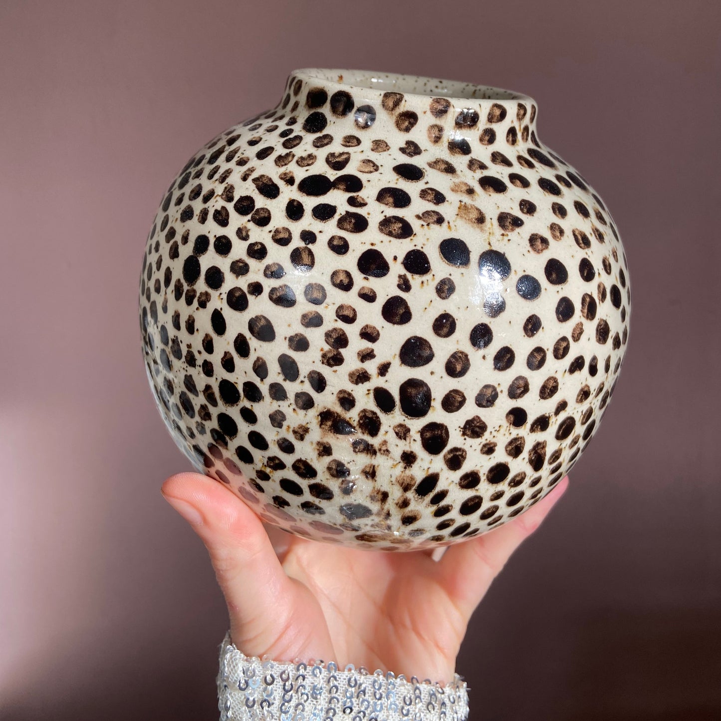 Kugelvase Keramik Kleiner Onkel Studio Moki
