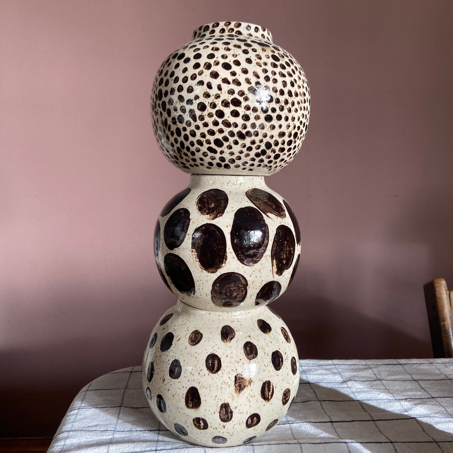 Kugelvase Keramik Kleiner Onkel Studio Moki