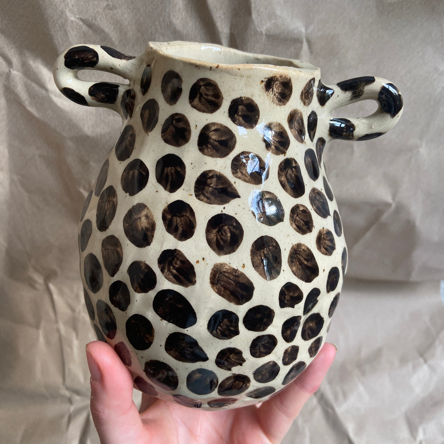 Mini Polka Dot Vase Fritzi Studio Moki
