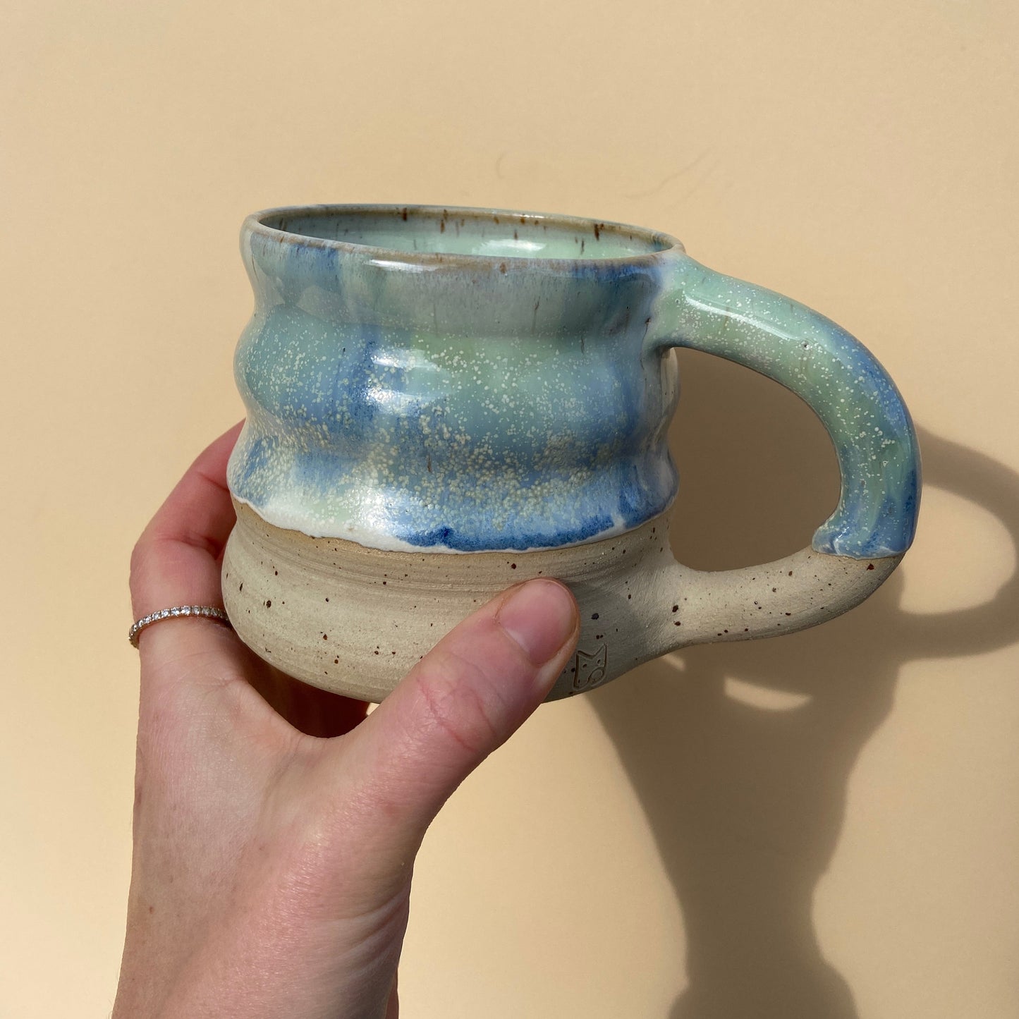 OCean WAvie KEramik Kaffee Tee Tasse online kaufen