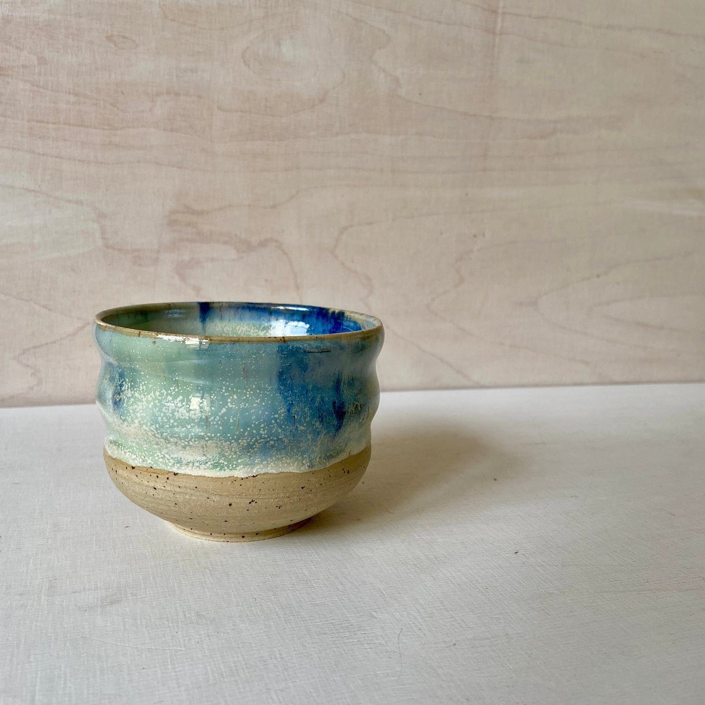 Ocean Matcha Keramik Schale handgefertigt Studio Moki