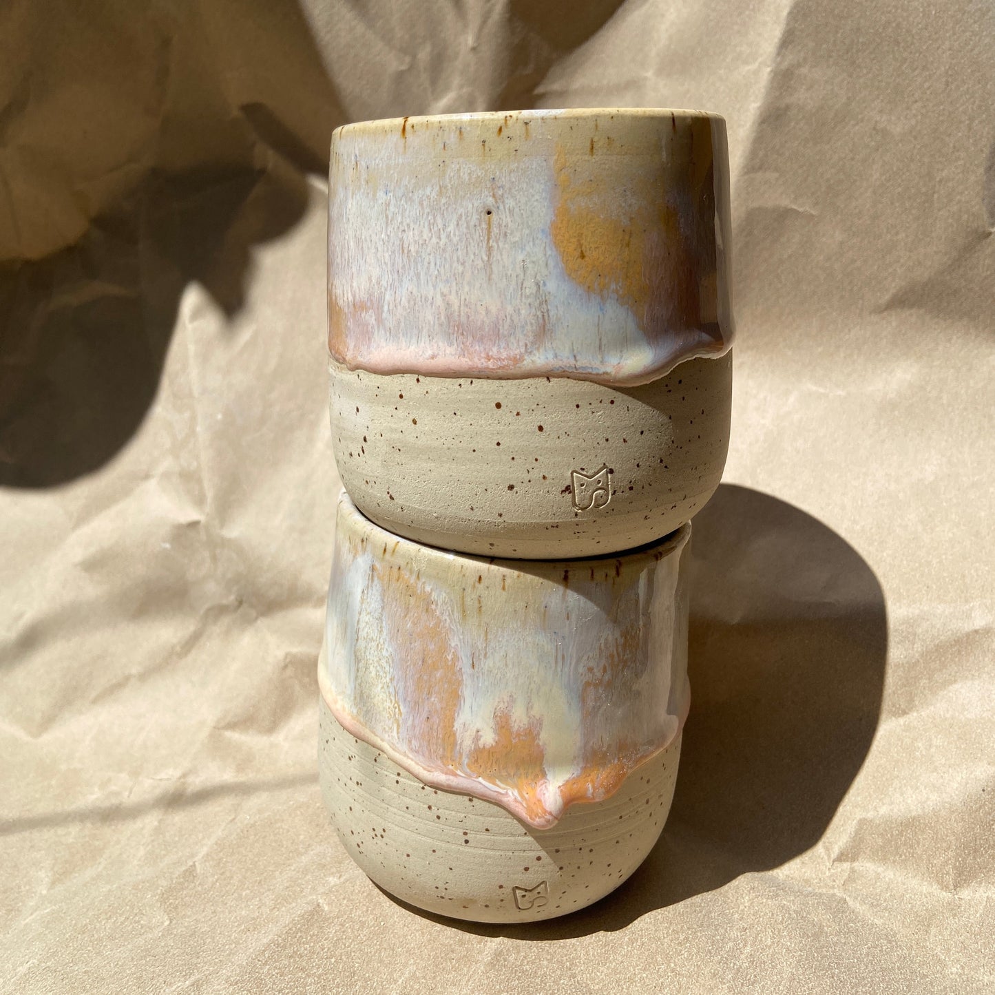 Peachy Keramik Becher Studio Moki online kaufen Kaffee Tee Matcha Icecoffe