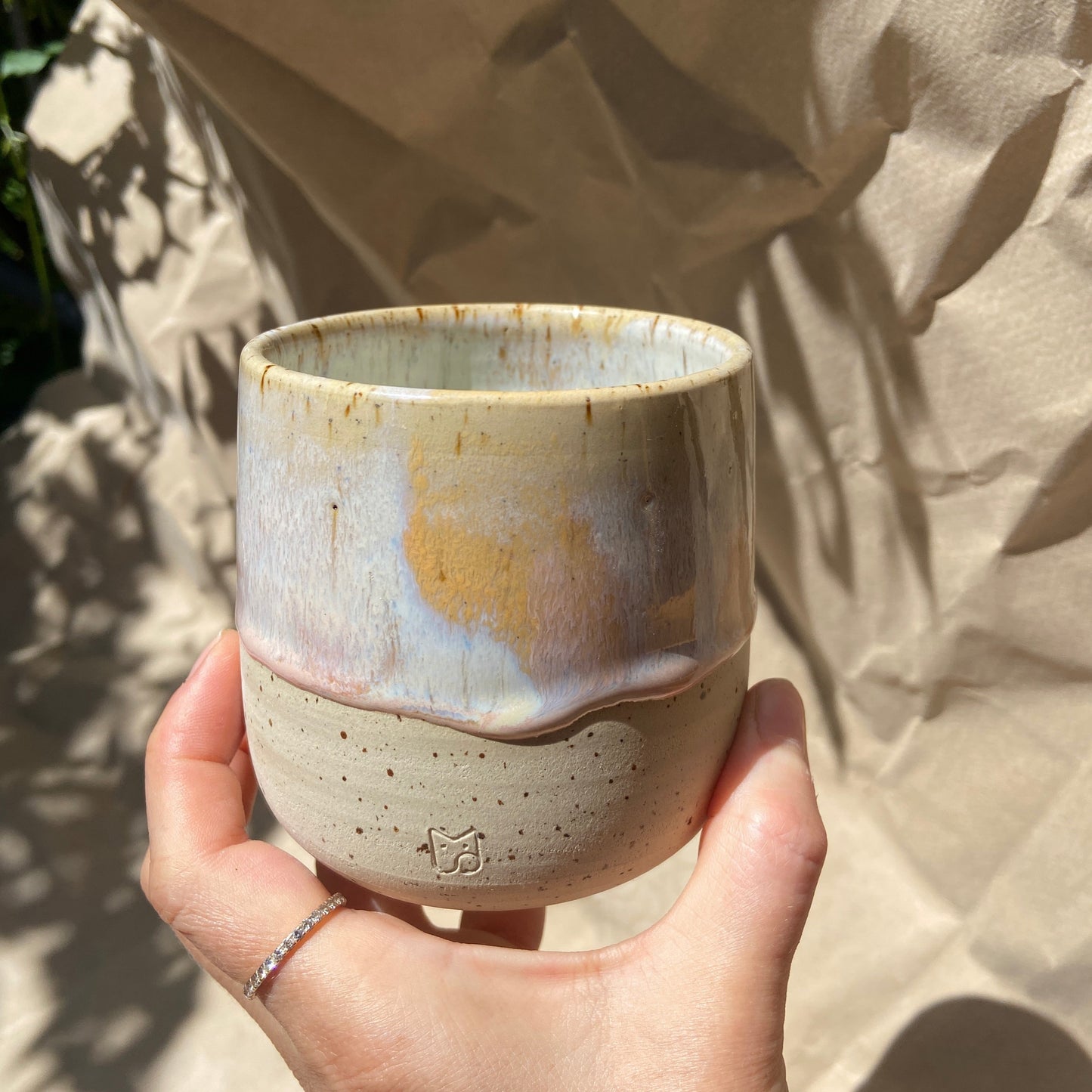 Peachy Keramik Becher Studio Moki online kaufen Kaffee Tee Matcha Icecoffe