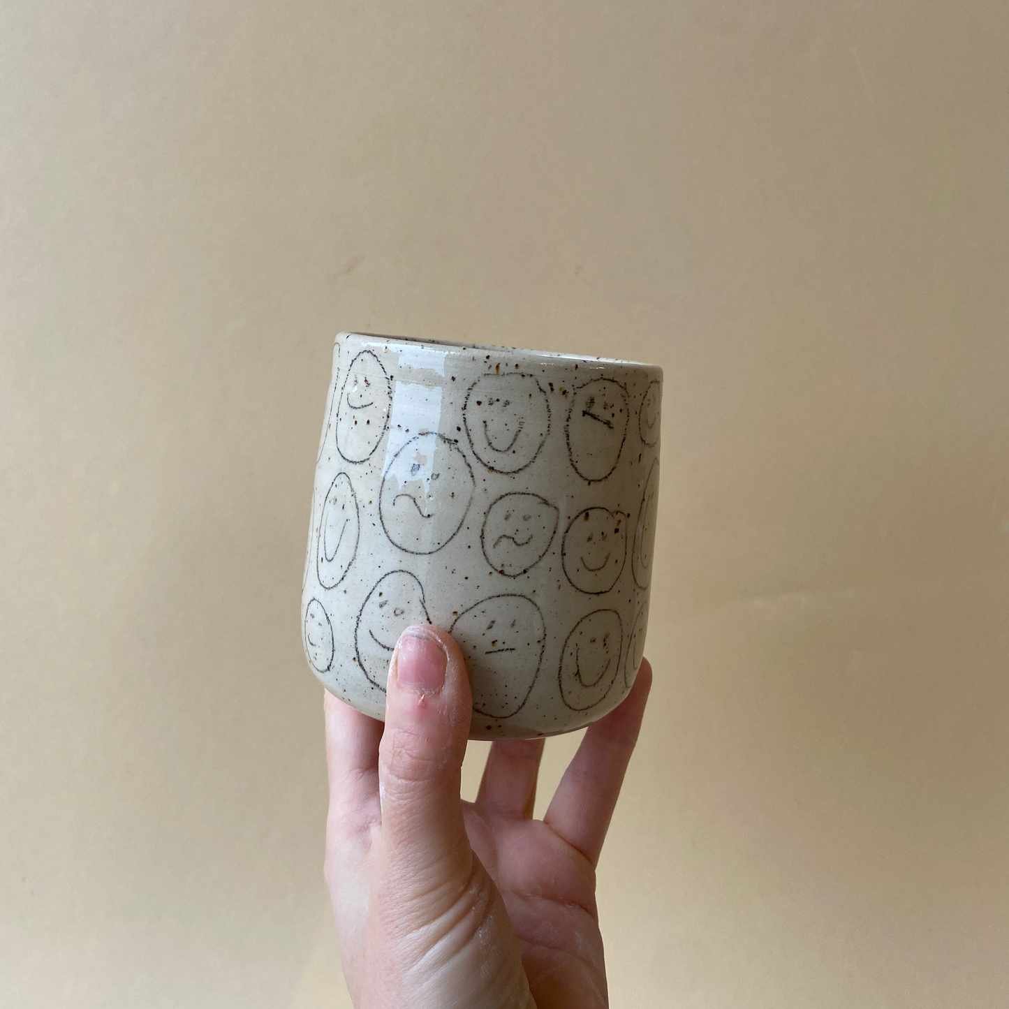 Smiley Keramik Becher