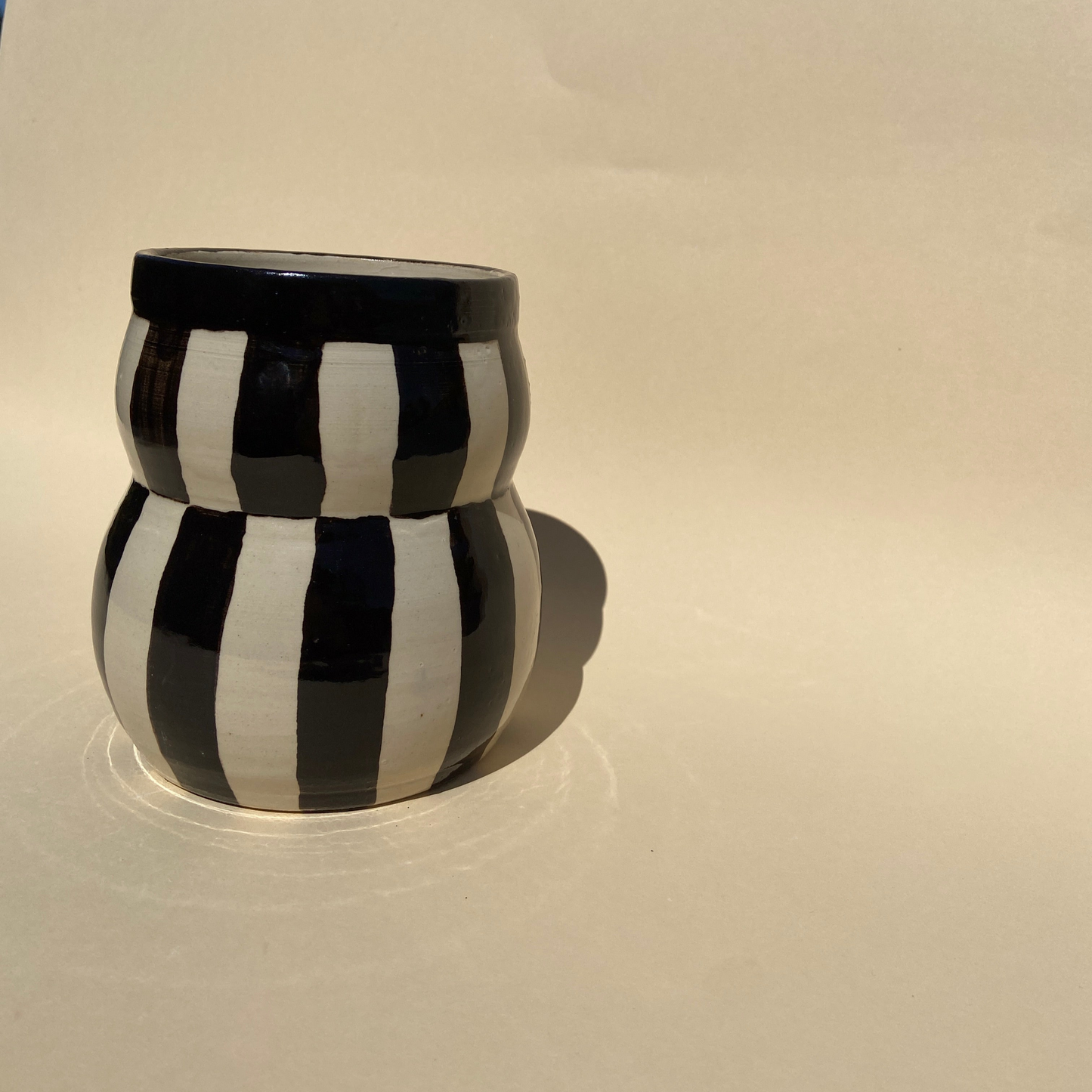 Streifen Vase Studio Moki Unikat