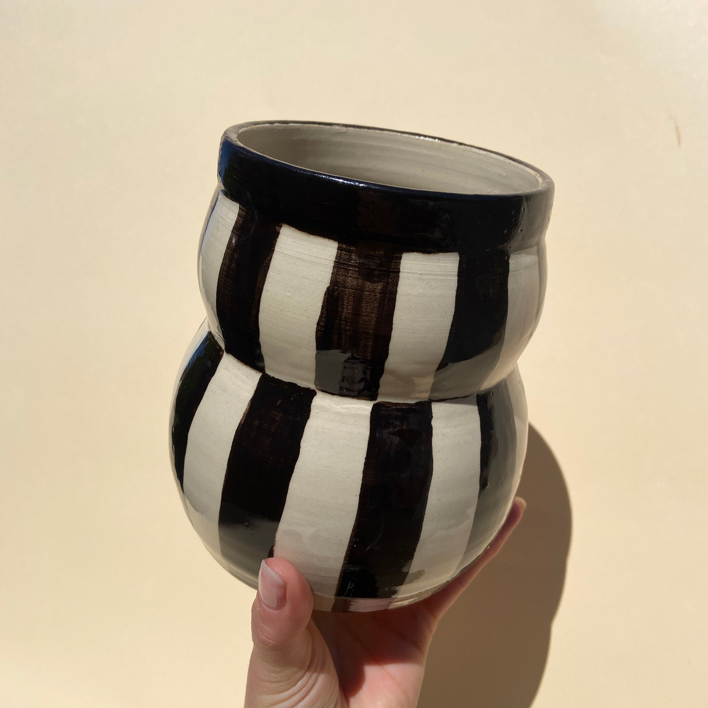 Streifen Vase Studio Moki Unikat