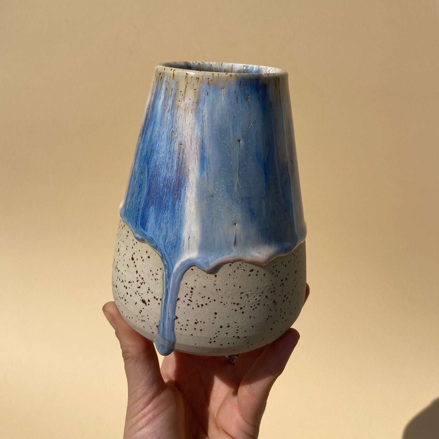 Tropfen Keramik Vase Kandinsky