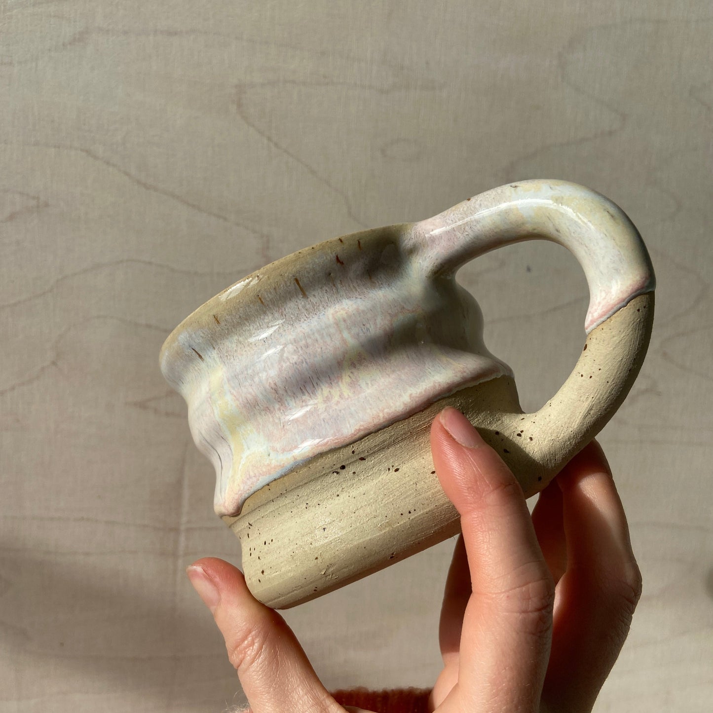 Keramik Kaffee Tee Wavie XL Tasse handgefertigt unikat Icecream online Kaufen