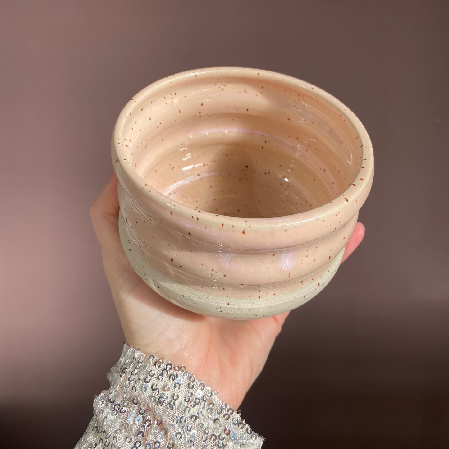 Matcha Kermamik Bowl Wavie Rosé