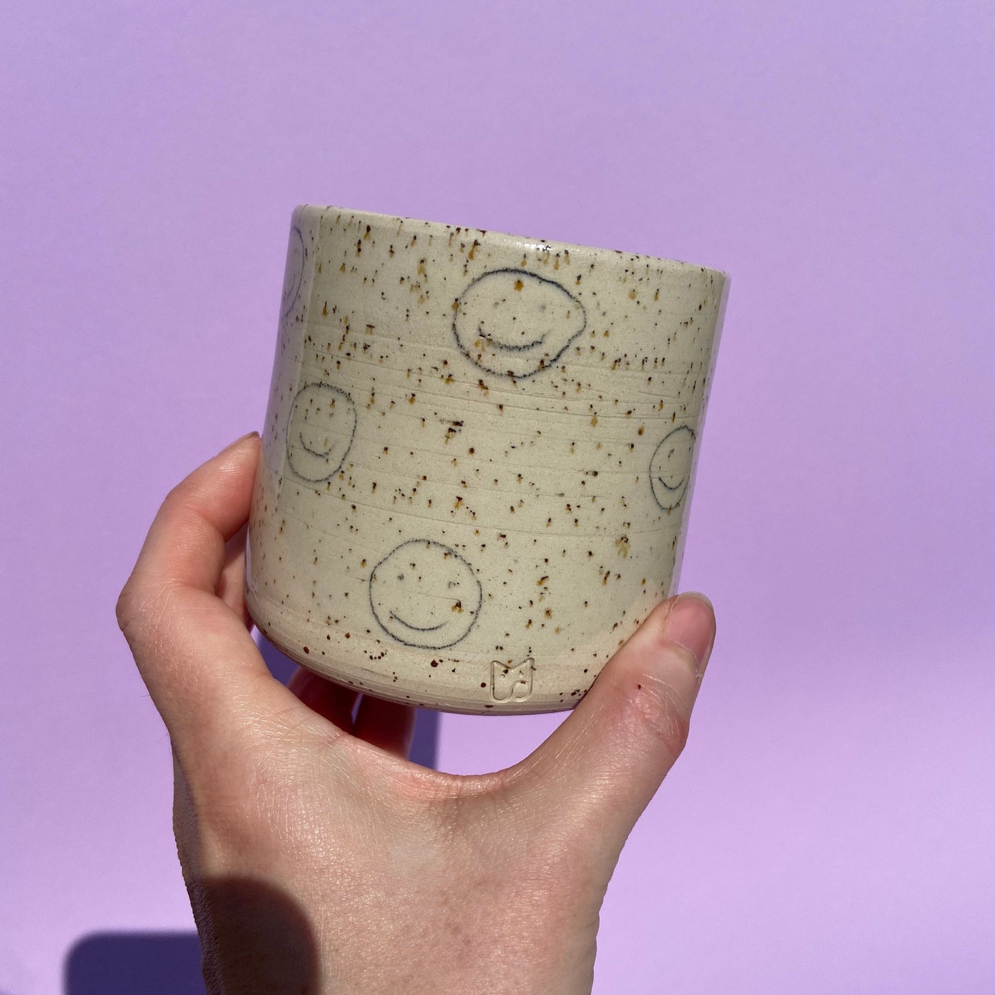 Smiley Keramik Becher