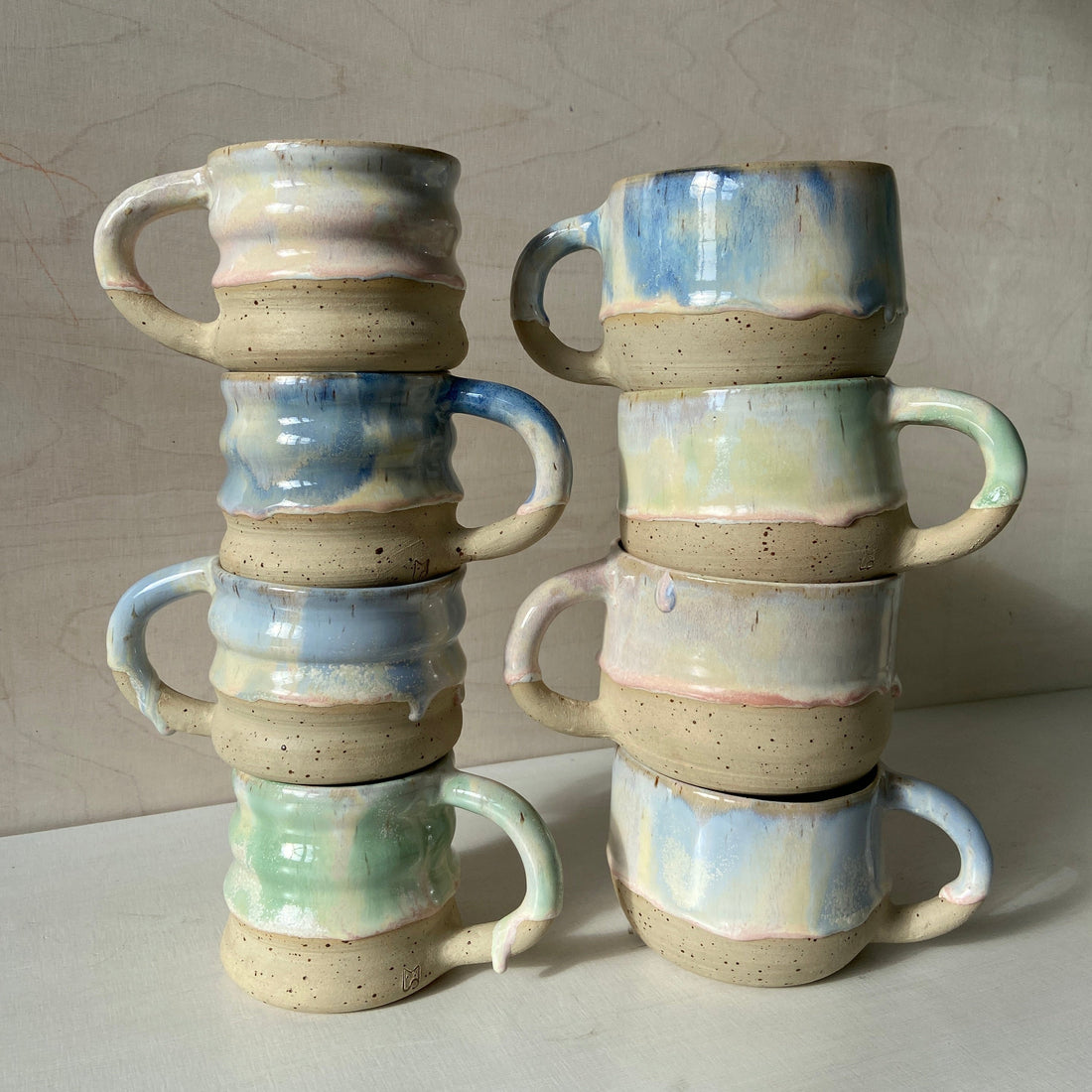 Handgedrehte Steinzeug Wavie Tasse  – Studio Moki Brandenburg"