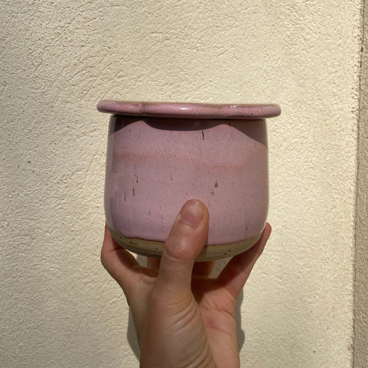 Butter Bloomie rosa Französische Butterdose Keramik Studio Moki