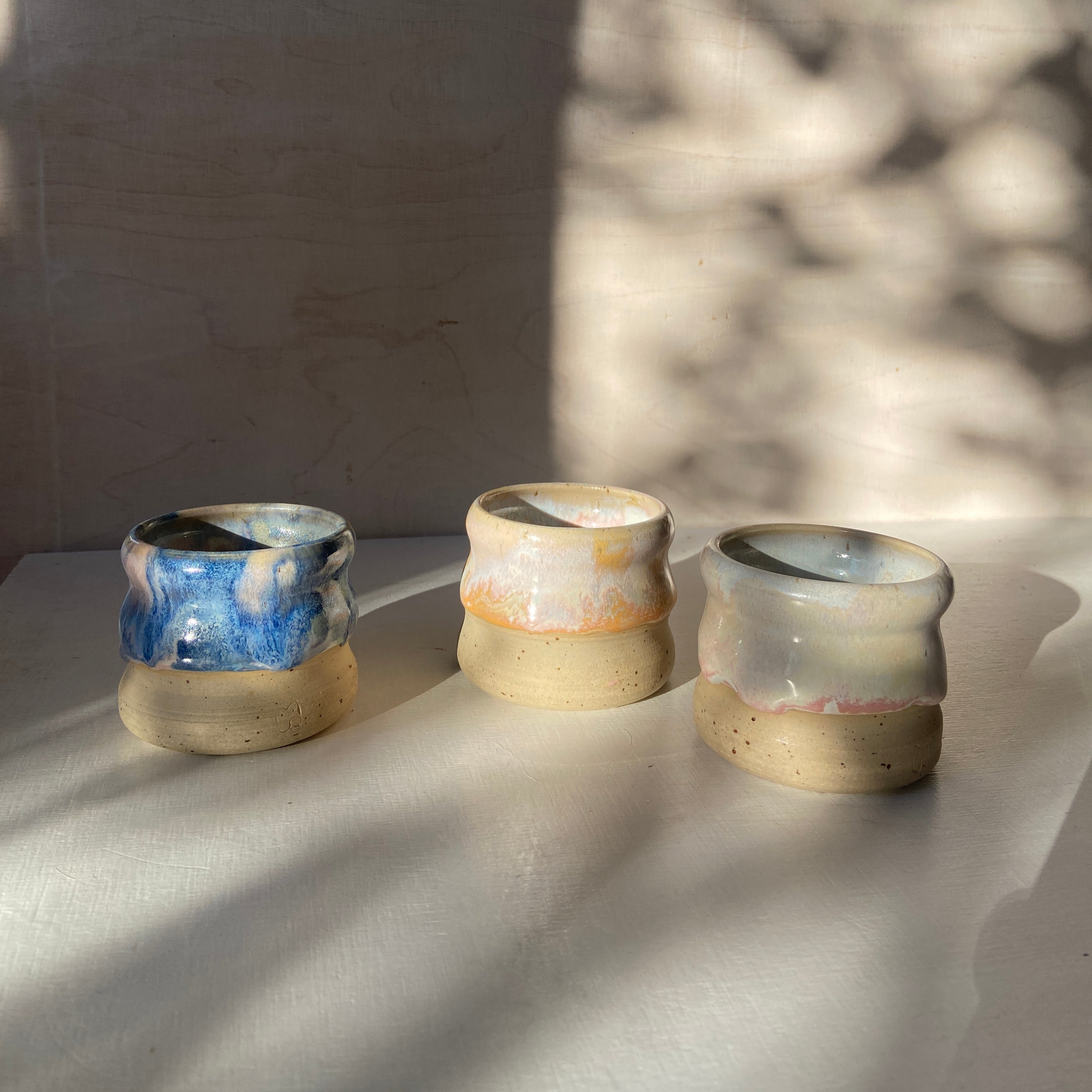 Espresso Wavie Peachy Keramik  Becher Studio Moki 