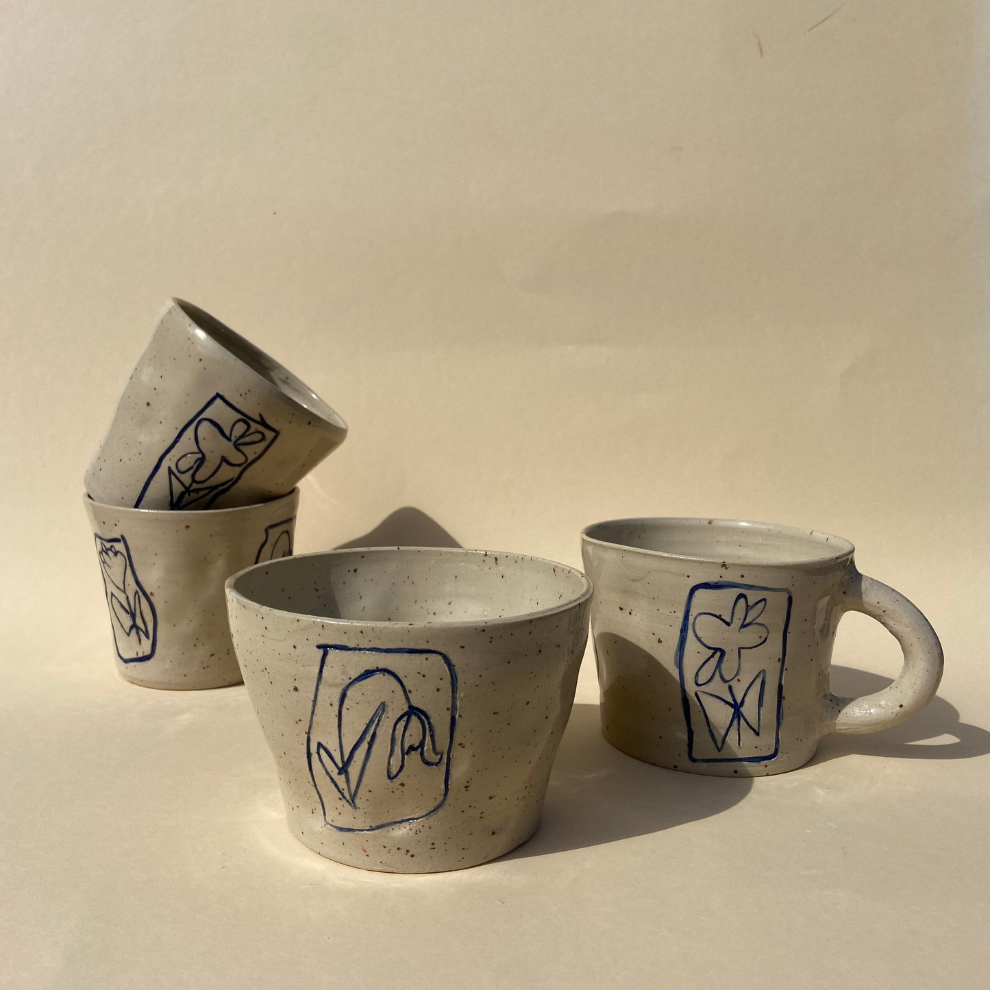 Fleur Keramik Becher Studio Moki