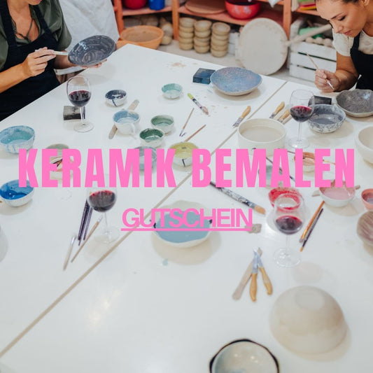 Keramik Bemalen Geschenkgutschein Digital