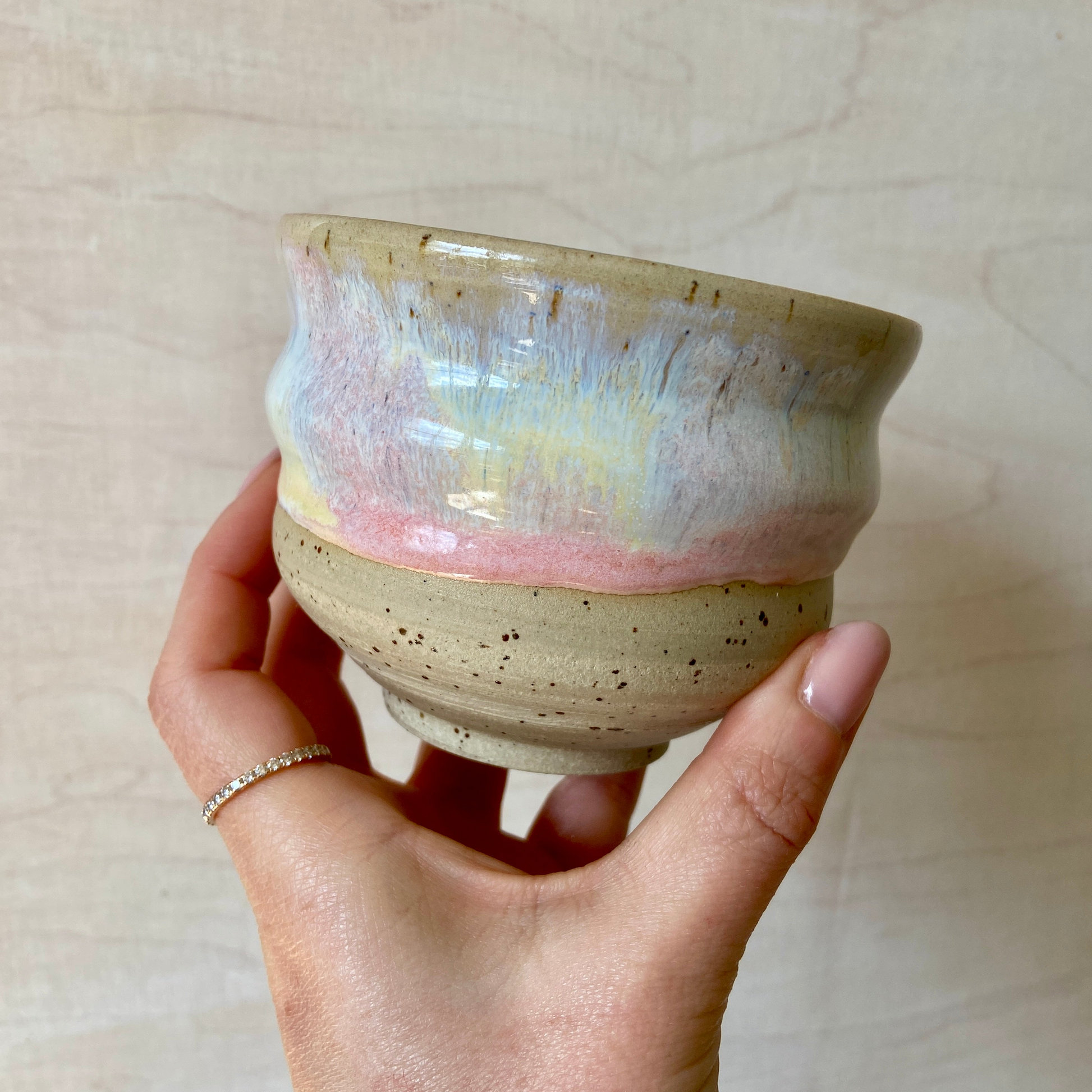 Icecream Matcha Keramik Schale handgefertigt Studio Moki