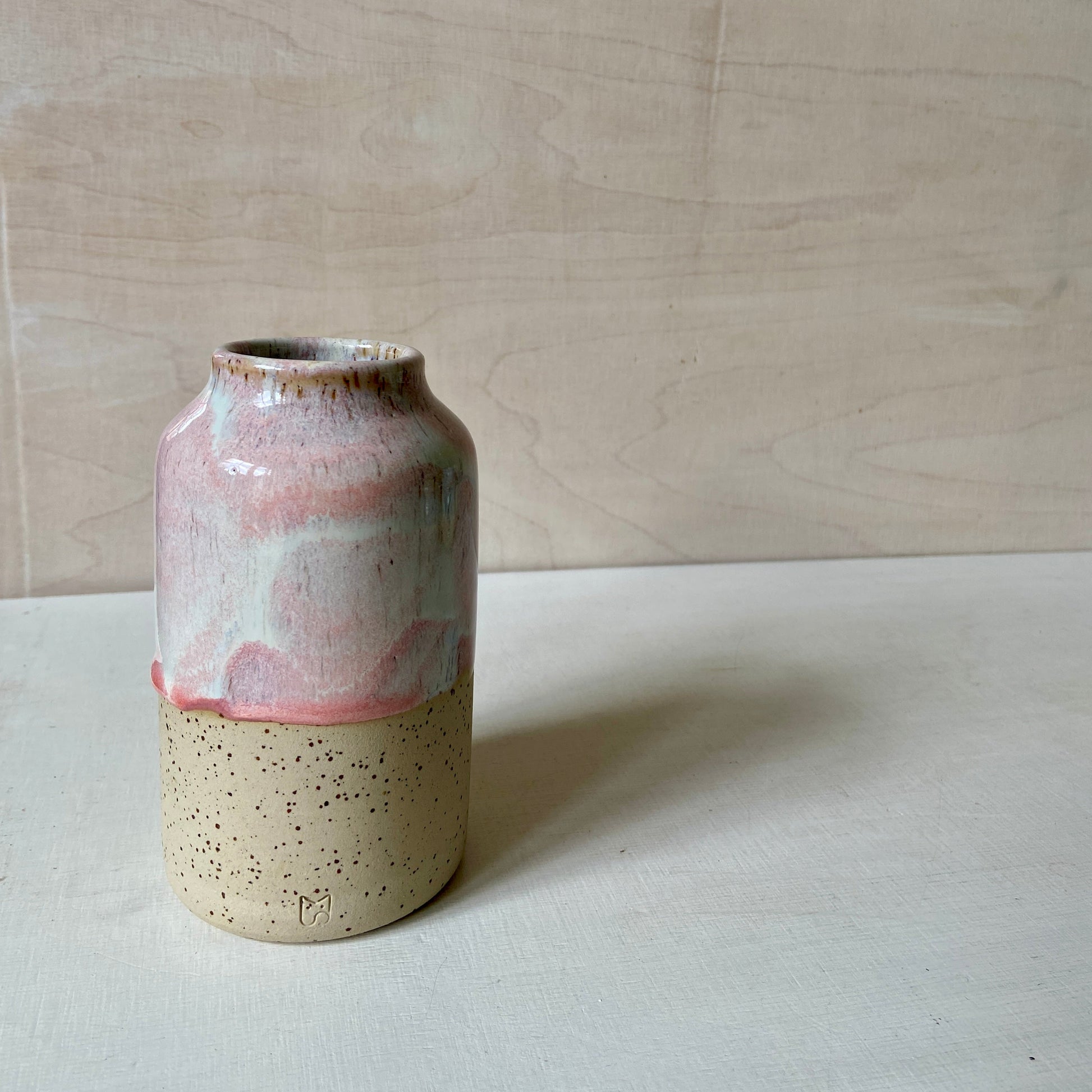Icecream Vase Gerade Keramik handgefertigt Studio Moki.