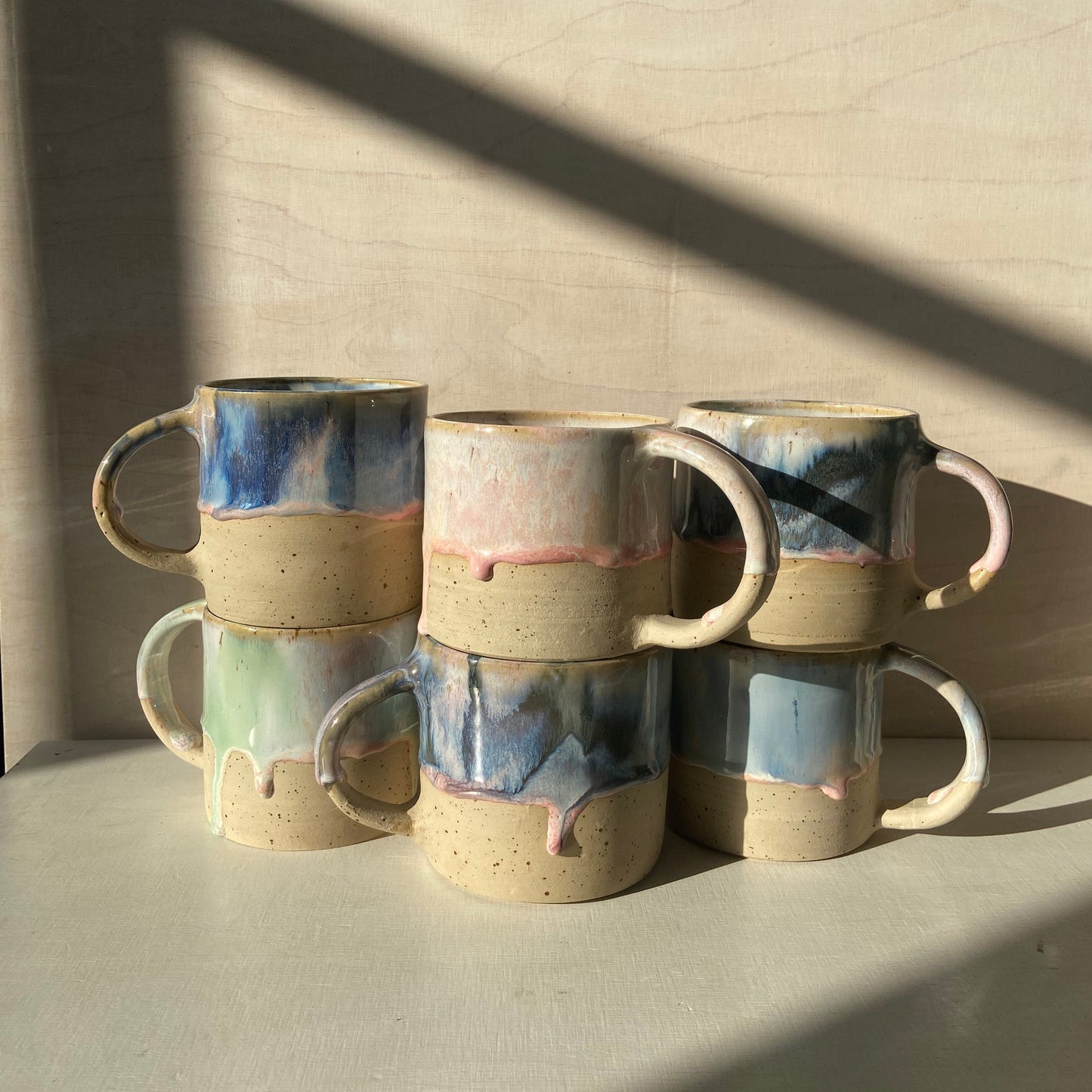 Keramik Henkeltassen Set