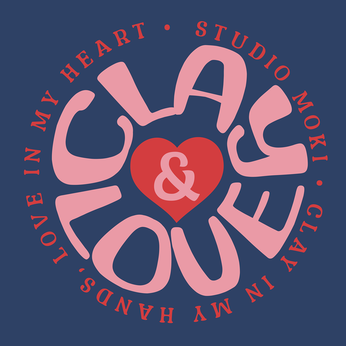 Clay & Love Herz TShirt