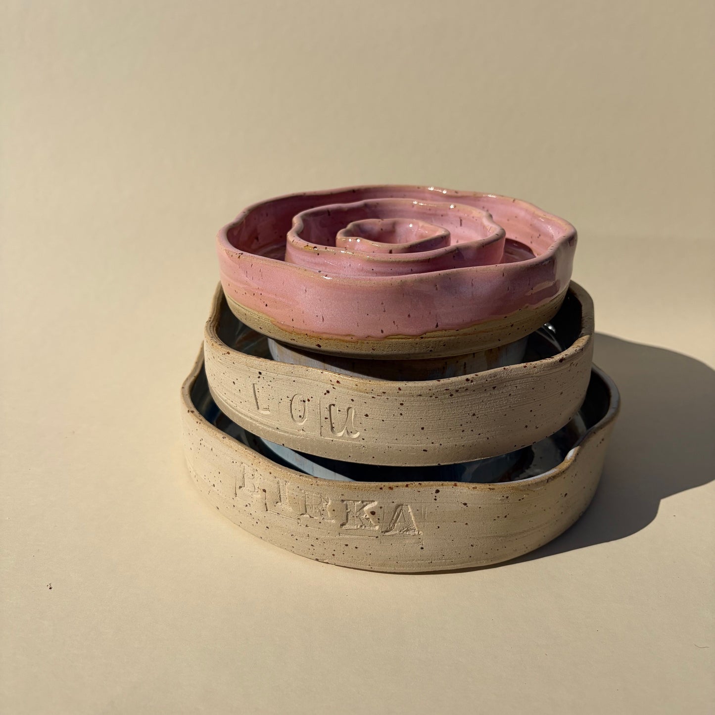 Slowfeeder Komplett Strawberry Kandinsky Sunset StudioMokiKeramikAll