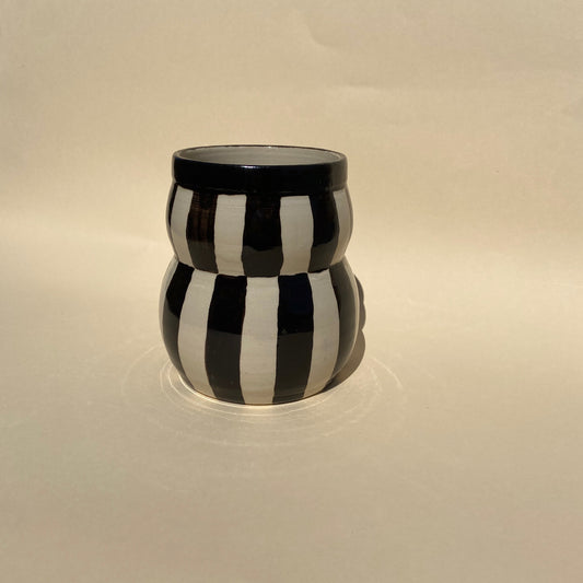 Streifen Vase Studio Moki Unikat
