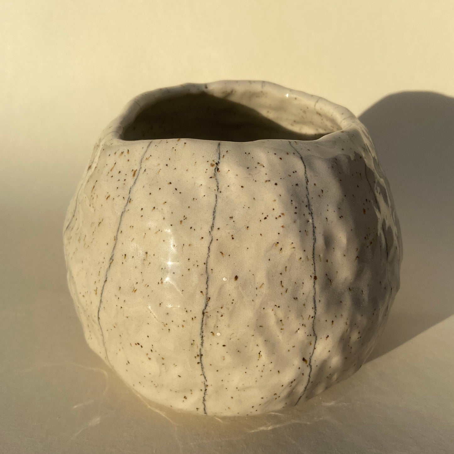 Stripe Bowl Vase Studio Moki