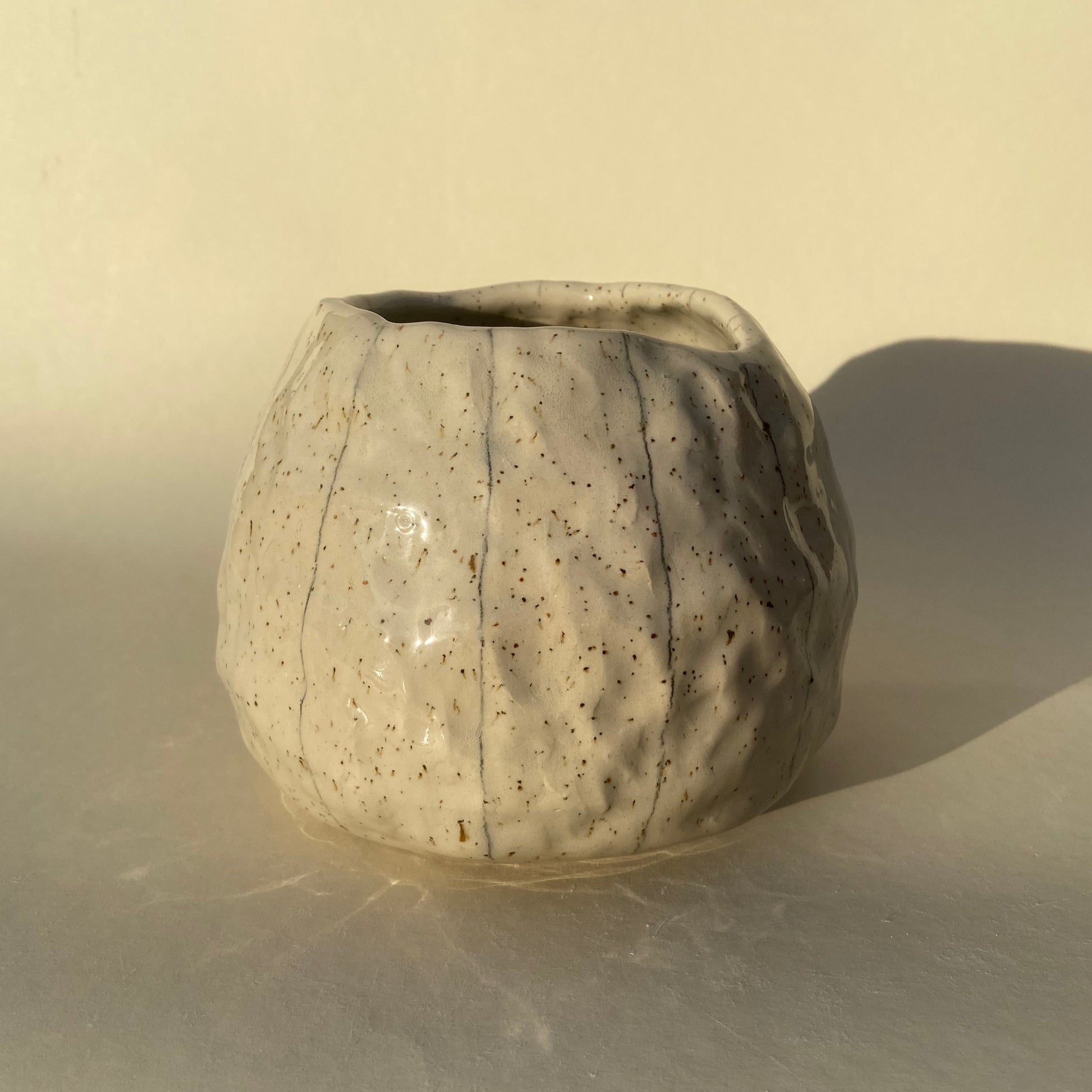 Stripe Bowl Vase Studio Moki