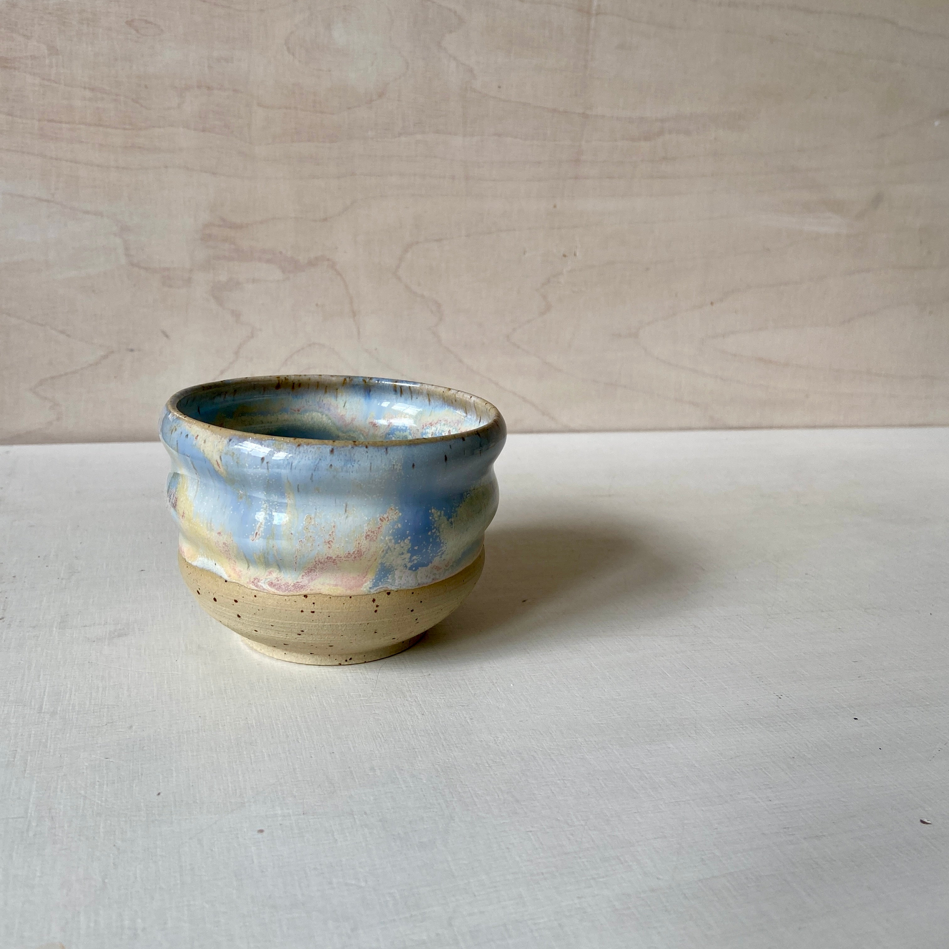 Sunset Matcha Keramik Schale handgefertigt Studio Moki