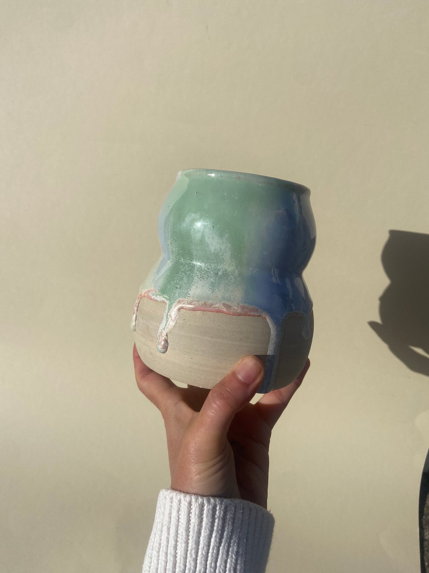 Drippy Bubble Keramik Vase Universe