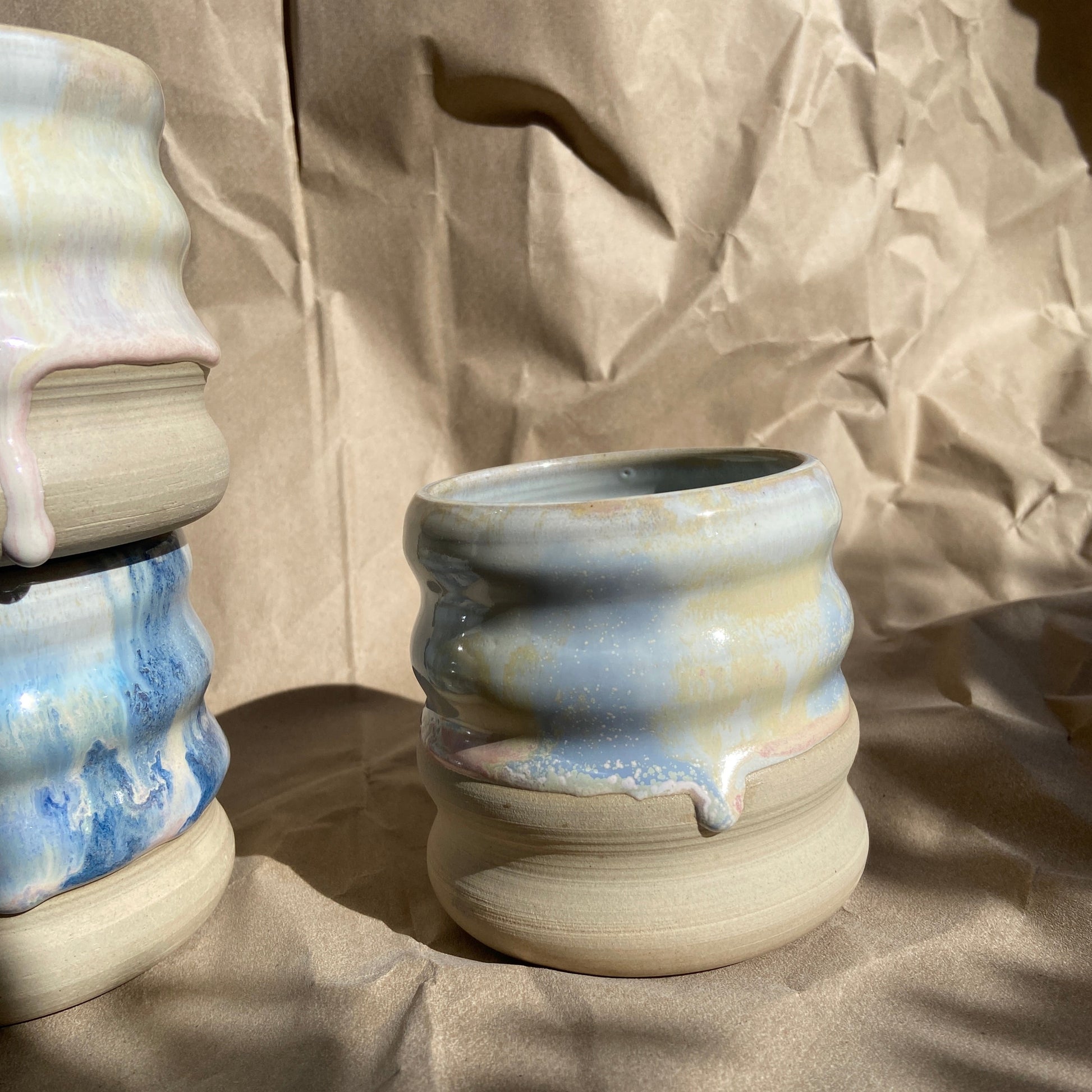Wavie Nude Keramik Kaffee Becher Sunset online Kaufen Studio Moki