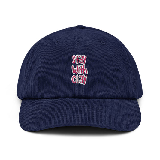 Stay with Clay Cord Cap