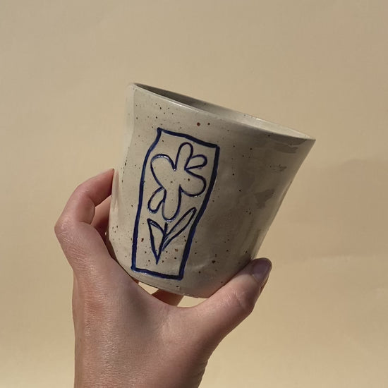 Fleur Keramik Becher Studio Moki 