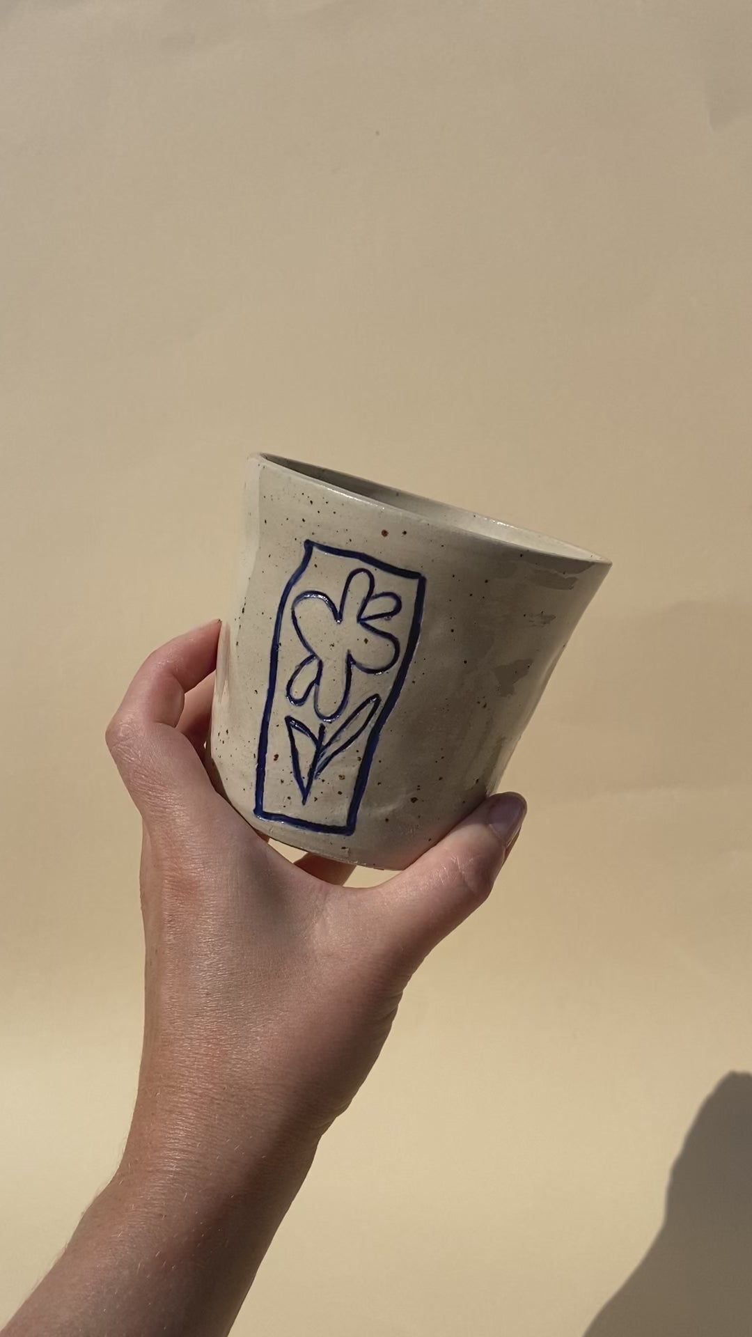 Fleur Keramik Becher Studio Moki 