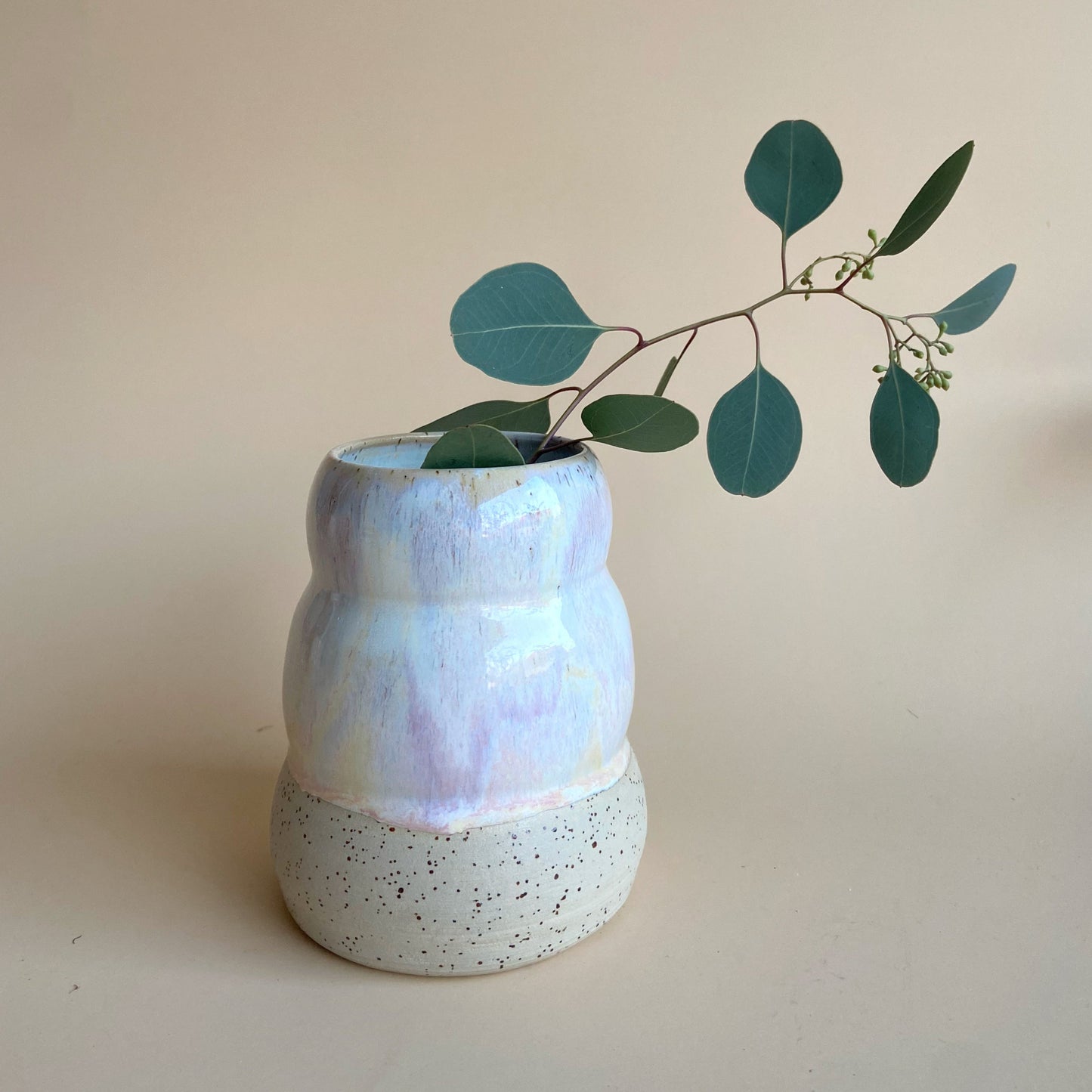 Keramik Vase Bubble Icecream Klein